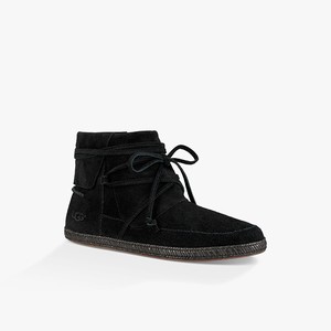 Ugg Reid Moc Women Fashion Boots Black (4759PGFBC)